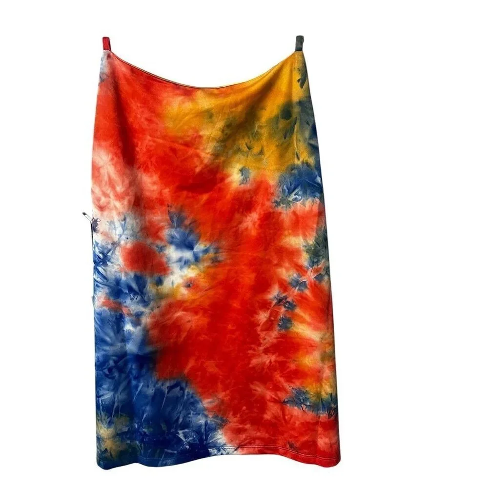 Susana Monaco Tie-Dye Tank Women Medium Multicolor Thin Straps relaxfit Office